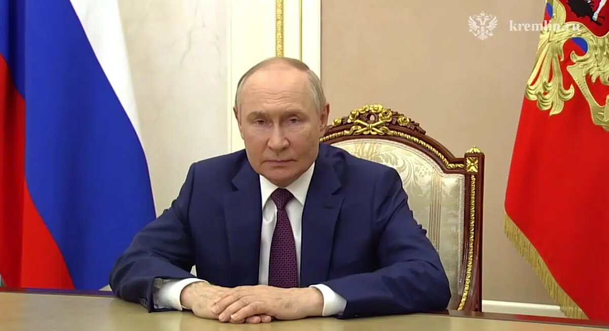    Владимир Путин. Фото: скриншот из видео пресс-службы Кремля.