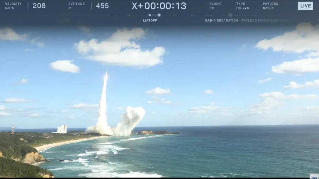 Старт ракеты-носителя H3. Источник: JAXA