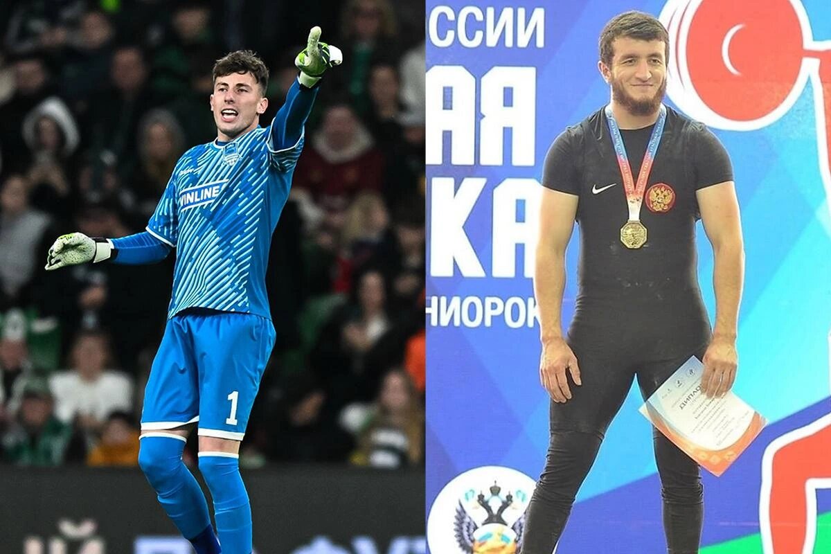    Станислав Агкацев и Альберт Шарков. Фото пресс-службы ФК «Краснодар» и t.me/minsportkuban