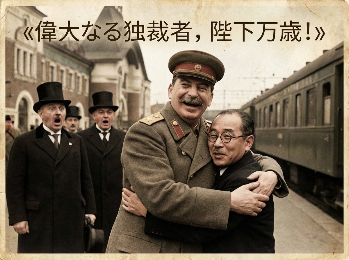 Текст японской шифровки: «Великий диктатор выпил за здоровье Его Величества»