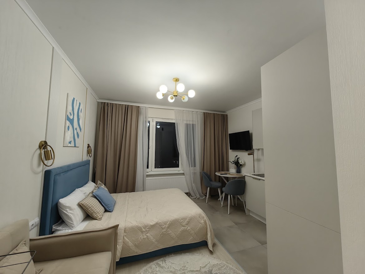 Студия в ЖК "Октябрьское поле" под сдачу на краткосрок.