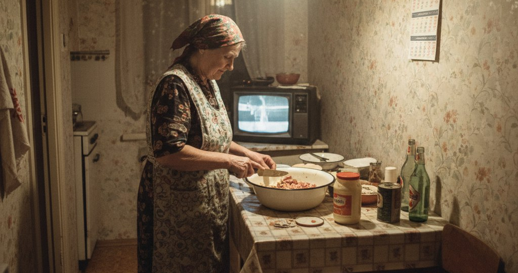 Спросила бабушку, что ели на Новый год в СССР. 7 блюд, которые отличаются от современных