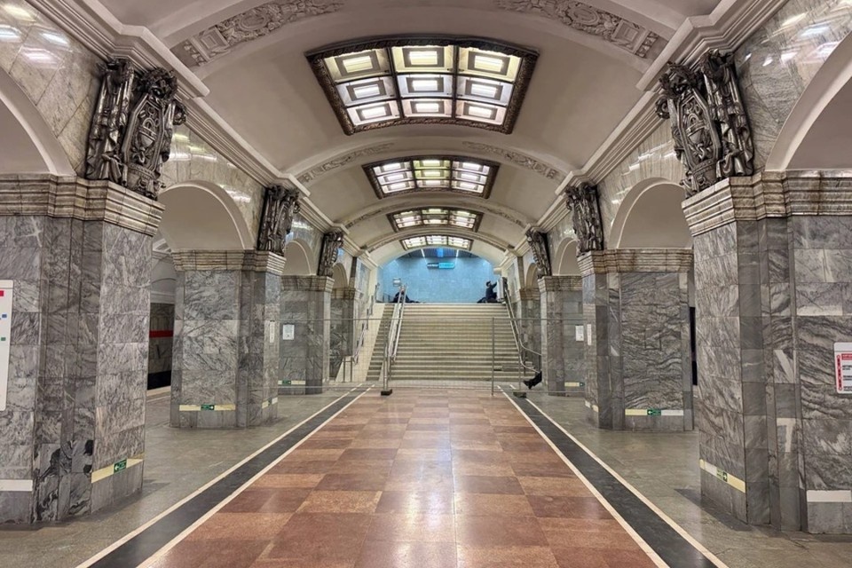    Переход на новую станцию петербургского метрополитена. Фото: telegram-канал «Подземник»