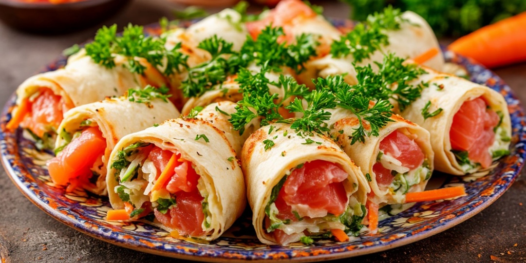 Идеальные рулетики из лаваша на праздничный стол — просто, быстро, эффектно: Ваши гости будут в восторге!