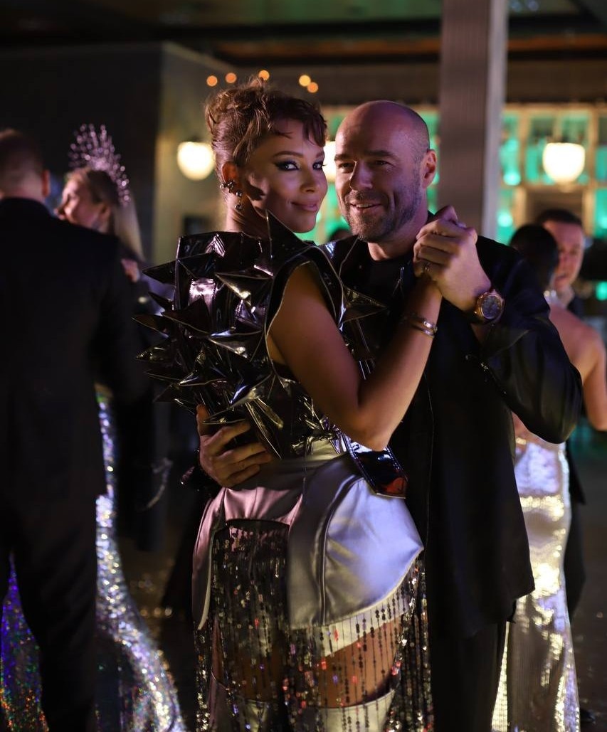 Полина Диброва и Роман Товстик. Фото: Telegram/@dibrovapolina