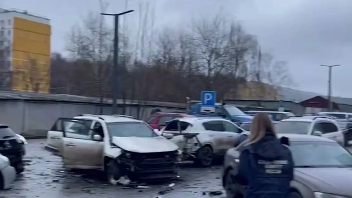    Место ЧП в Москве. © СК РФ