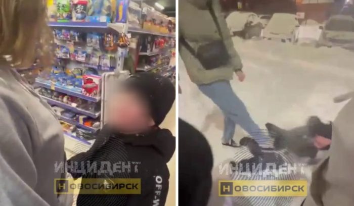 Скриншот видео «Инцидент Новосибирск».