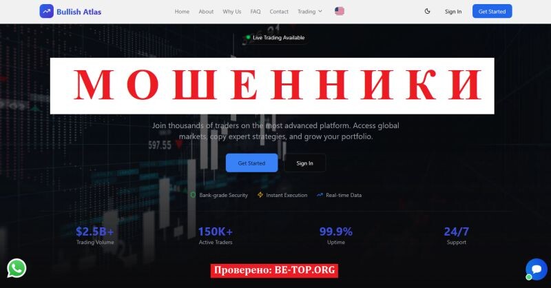 Брокер Bullish Atlas отзывы — подробный разбор схемы обмана и рекомендации пострадавшим