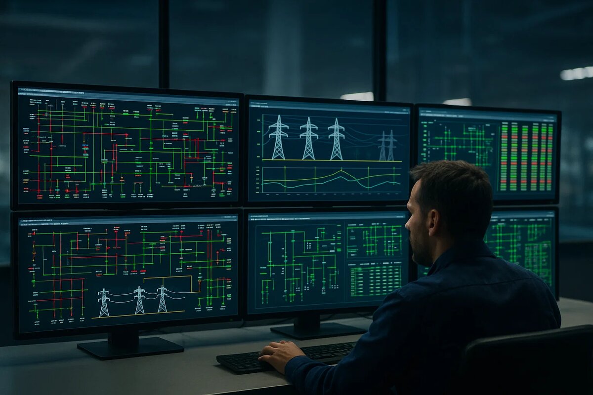 Системы диспетчерского управления и сбора данных SCADA являются ключевым элементом современной энергетики, обеспечивая мониторинг, управление и анализ процессов в реальном времени.