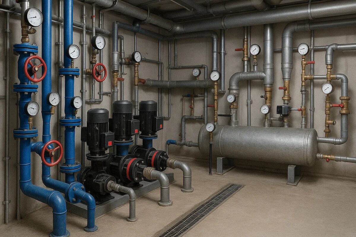 Современные системы водоснабжения и тепловые пункты являются критически важной частью городской инфраструктуры. Они обеспечивают подачу воды, работу насосных станций, циркуляцию теплоносителя и поддержание стабильного давления в сетях.