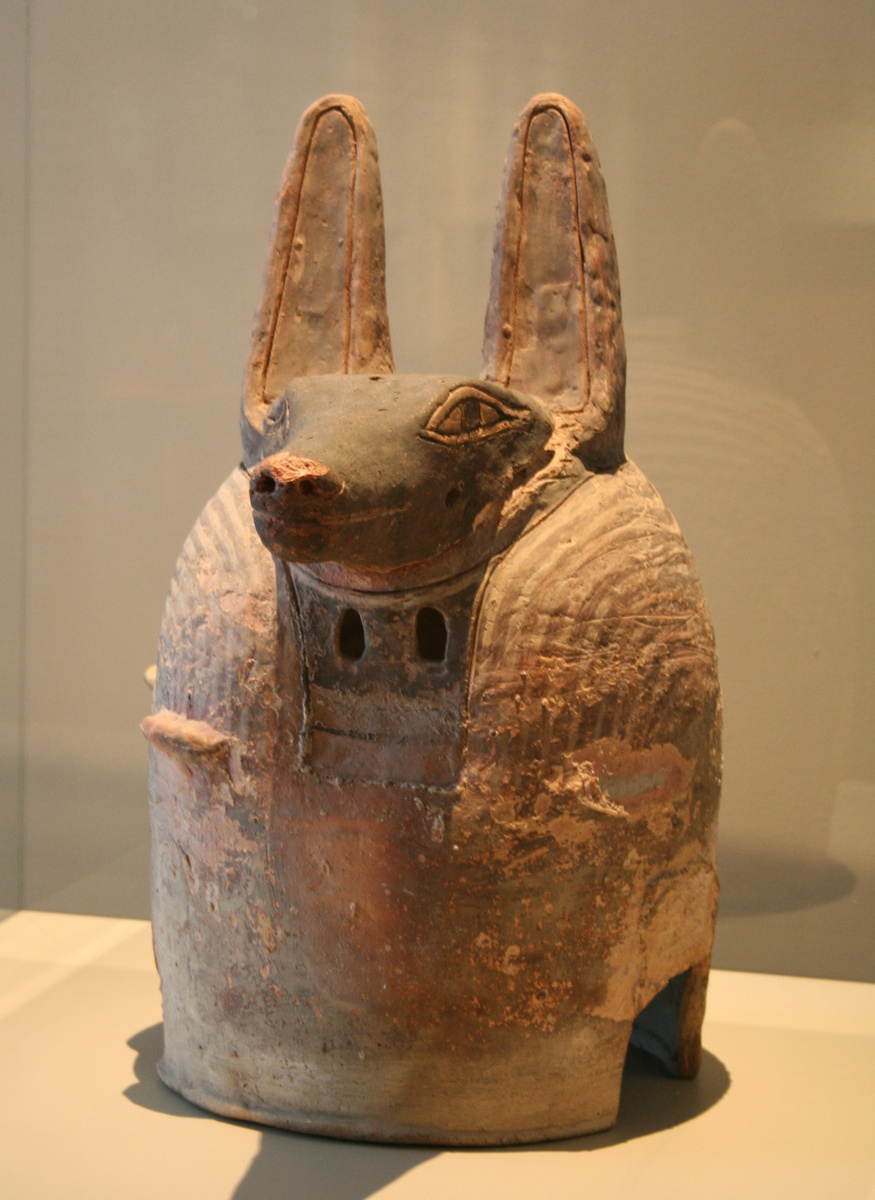 ▪️Маска Анубиса. Поздний период. Музей Рёмера и Пелицеуса, Хильдесхайм. 