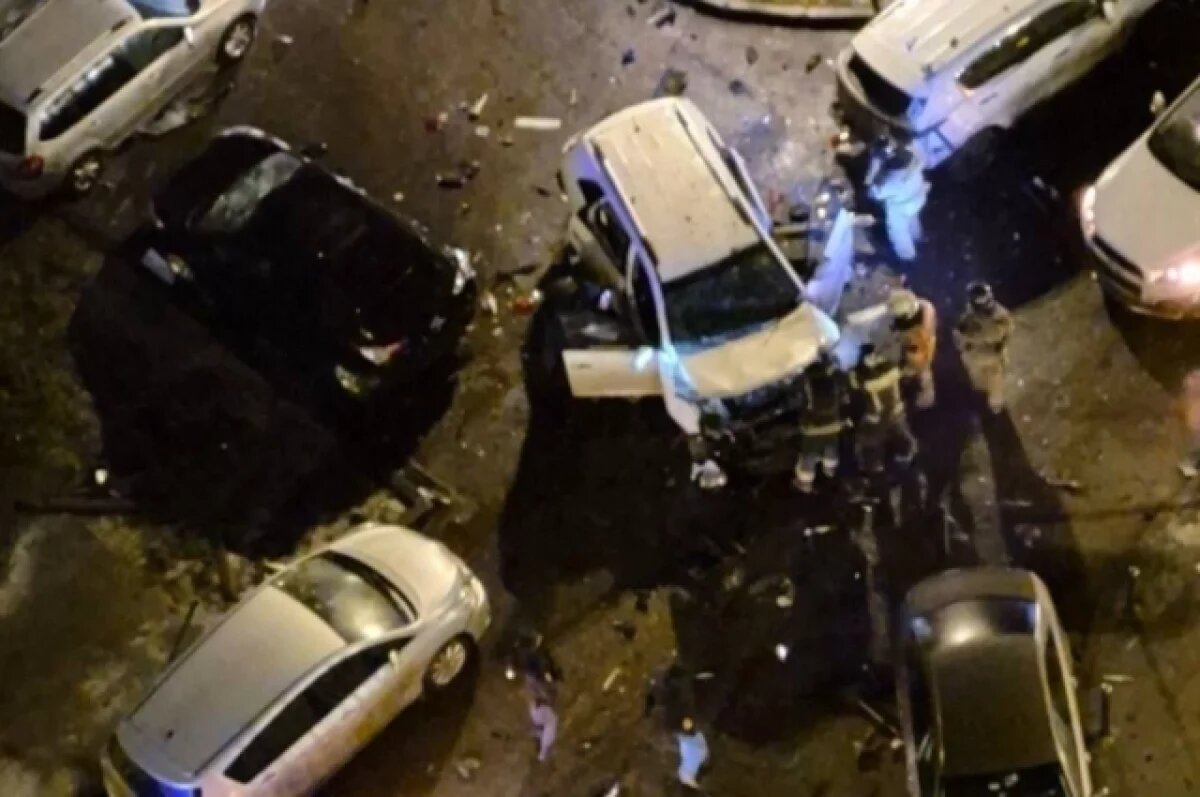    Место взрыва.