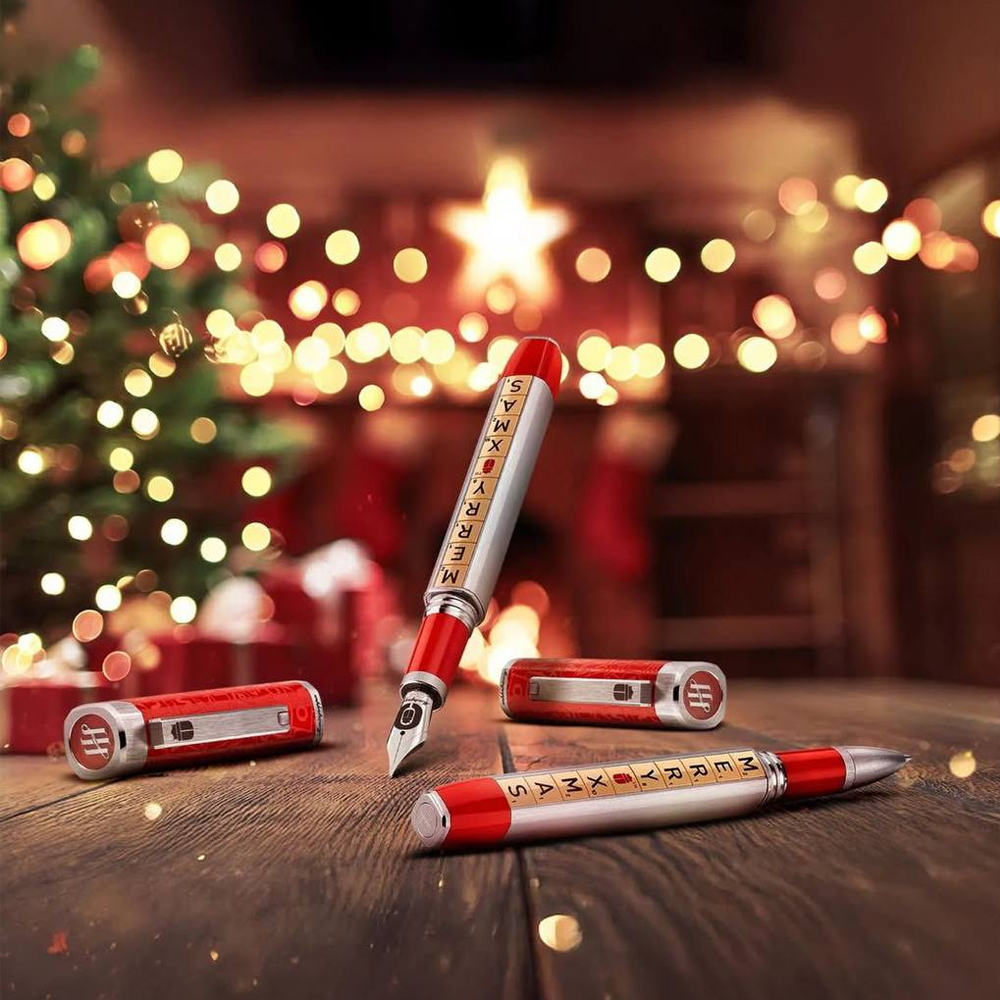 Лимитированная ручка Montegrappa Scarabeo с палладиевым покрытием