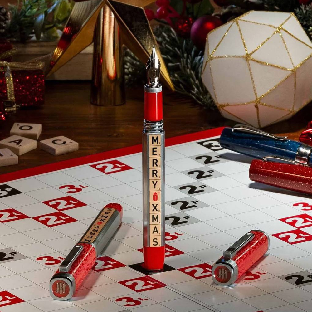 Лимитированная ручка Montegrappa Scarabeo с палладиевым покрытием