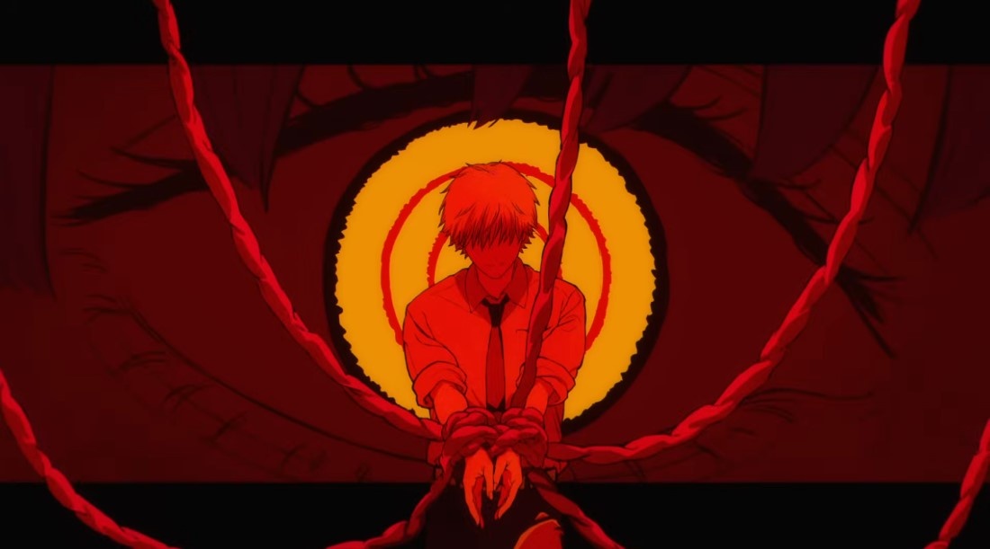     Кадр из тизера 2 сезона аниме-сериала «Человек-бензопила»