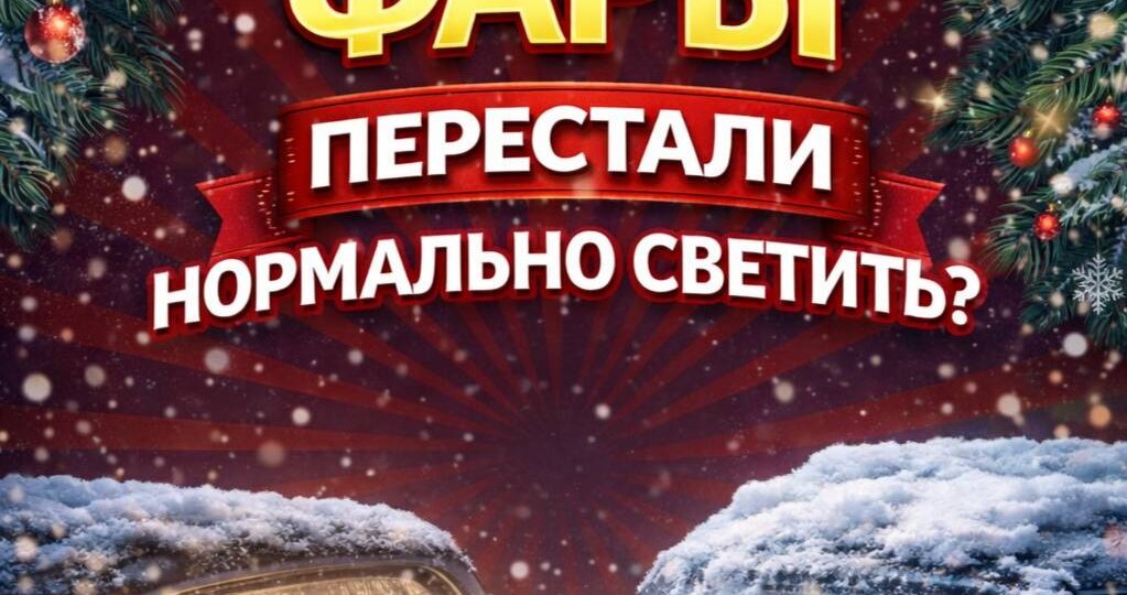 🤔Почему зимой кажется, что фары вдруг перестали светить, хотя ещё осенью всё было нормально