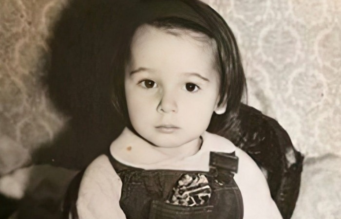 Дарья Златопольская в детстве.