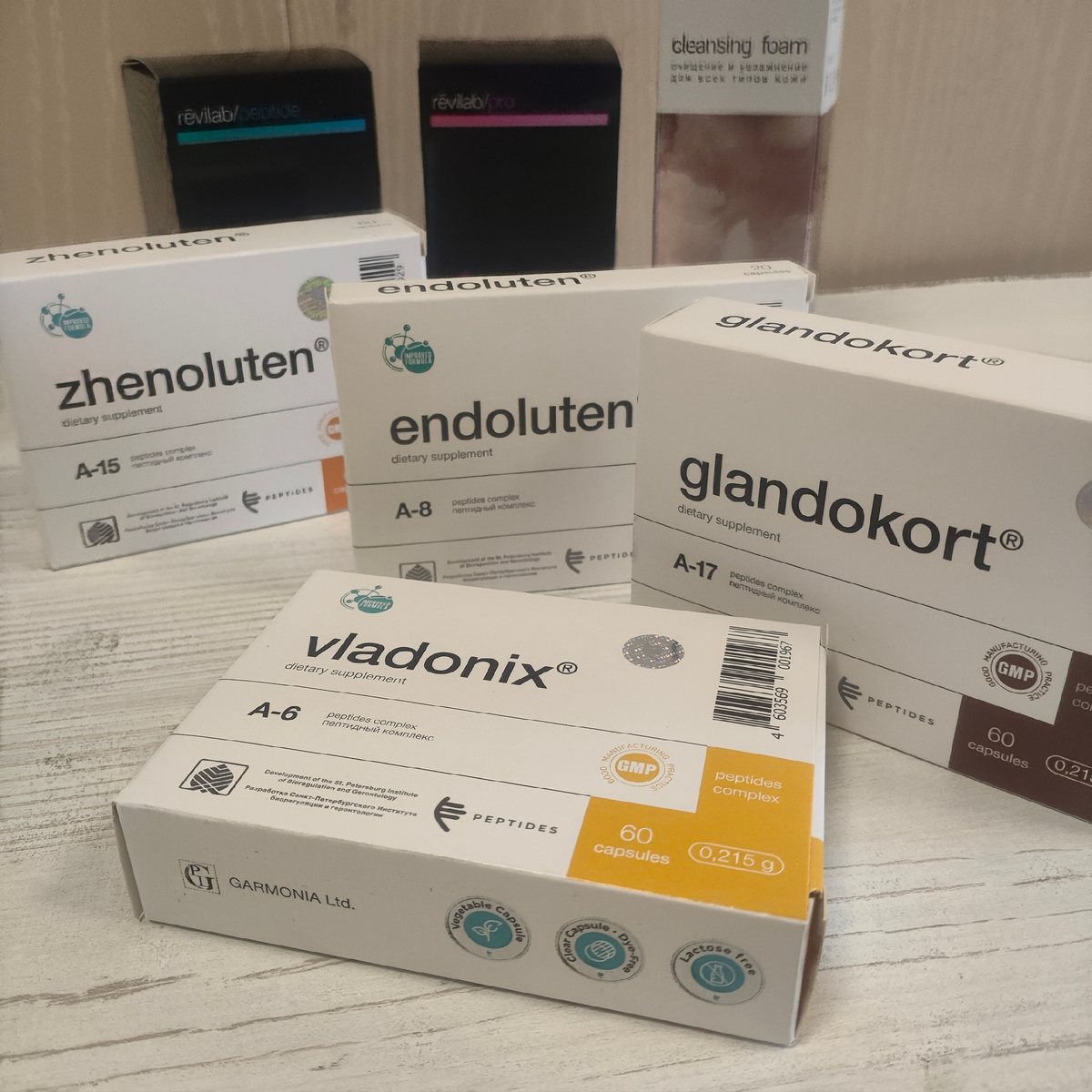 Владоникс, Эндолутен, Гландокорт, Эндолутен. Три пептида, которые покупают быстрее всего