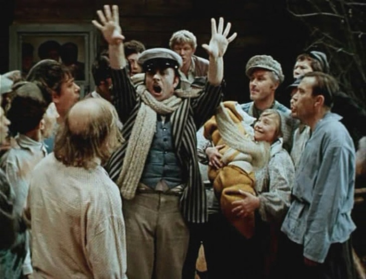 "Остапа - понесло", кадр из фильма "12 стульев"