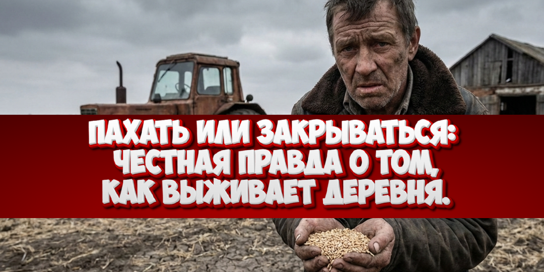 Пахать или закрываться: Честная правда о том, как выживает деревня.