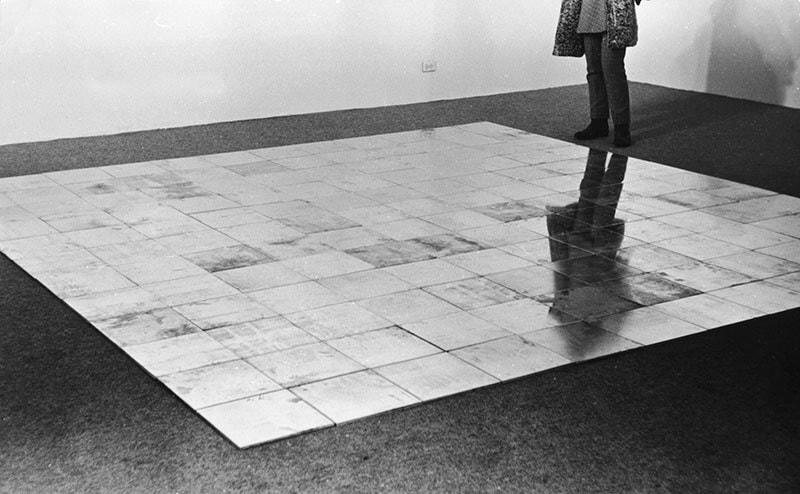 Карл Андре «Предложение Гаагскому музею», 1967 г.