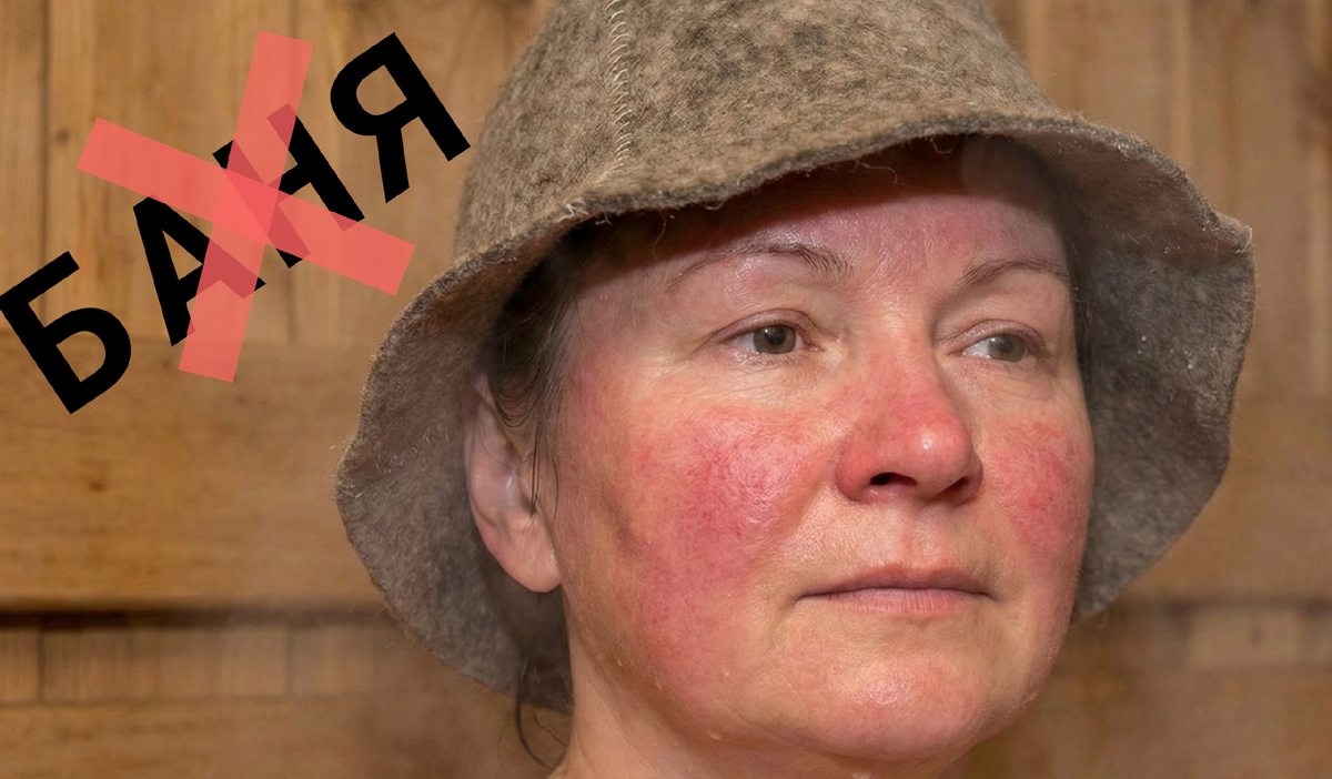 на крыльях носа видны расширенные сосуды — кожа склонная к куперозу (иллюстрация сгенерирована)