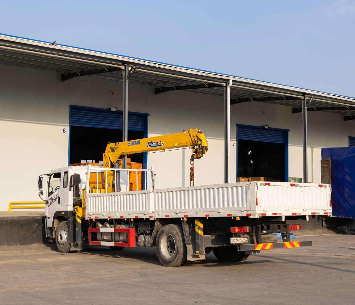 Процесс отправки груза