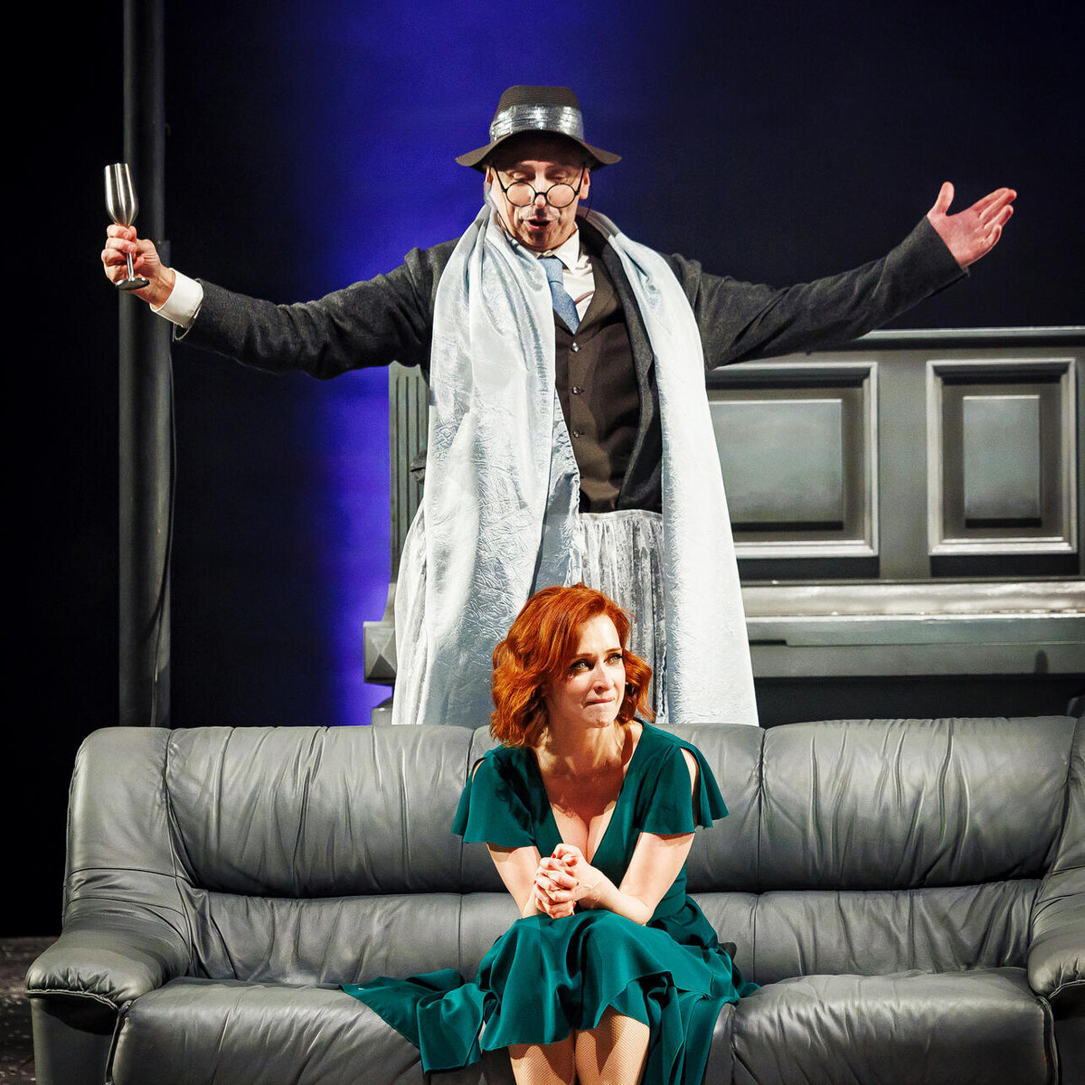    Сцена из спектакля "Одни во вселенной" Предоставлено организаторами/Антонина Кирнос