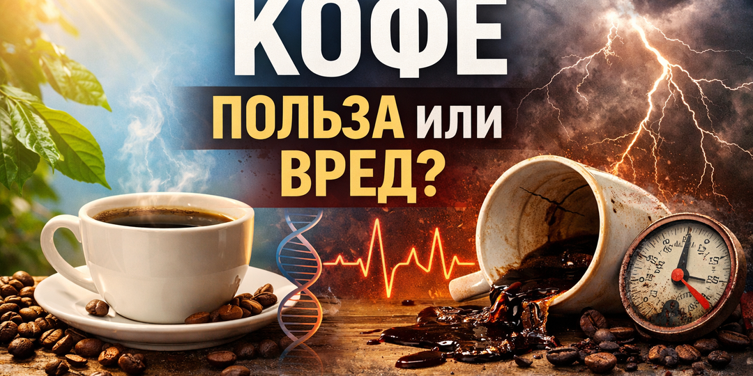 Кофе: полный гайд для пациентов - противопоказания, лайфхаки и парадокс пользы