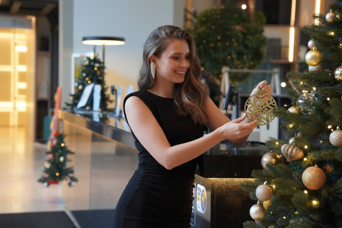 лобби апарт-отеля YES Marata