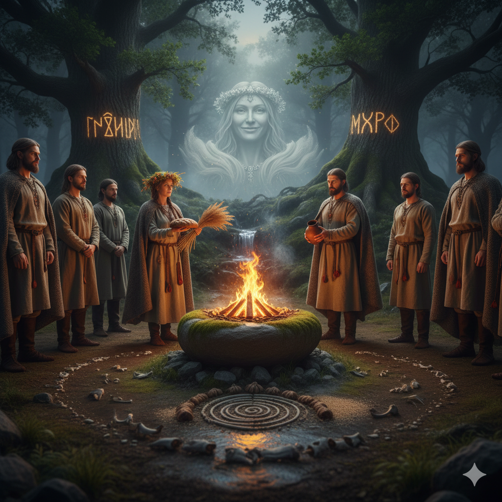 .Именно через обряды Мать-Сыра-Земля становилась посредником между видимым и невидимым мирами.