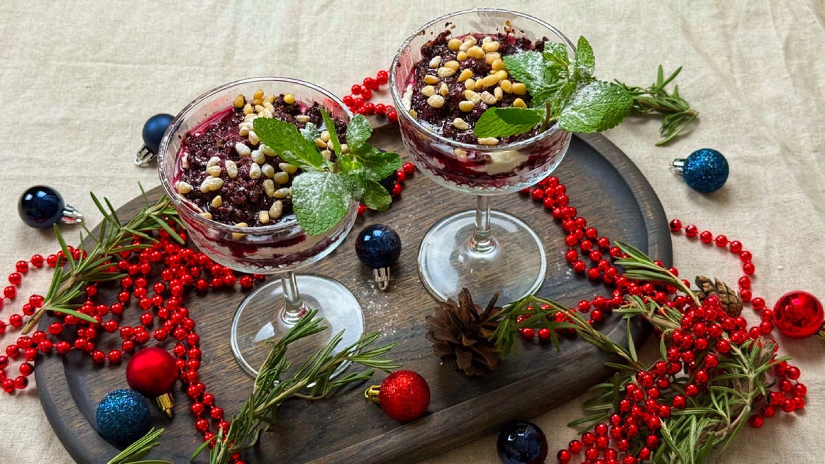 Творожный десерт-пп-десерт на Новый год, фото: гастроблог Сладкий Персик