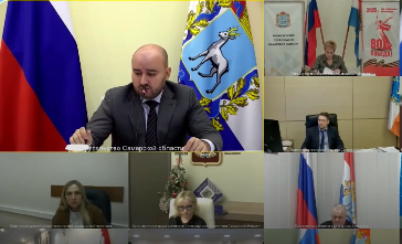    Скриншот видео Правительства Самарской области