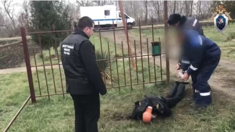    Следственный эксперимент. Скриншот видео: t.me/kubansledcom