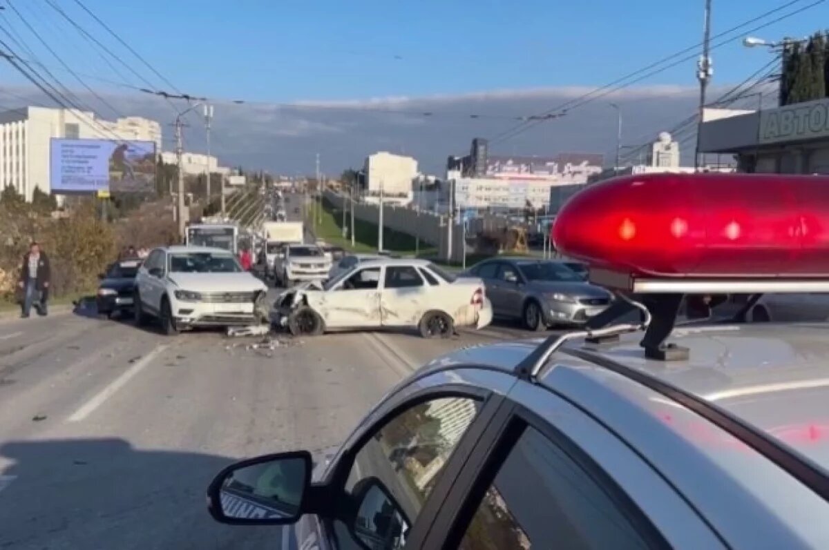    В МВД рассказали подробности массового ДТП в Севастополе