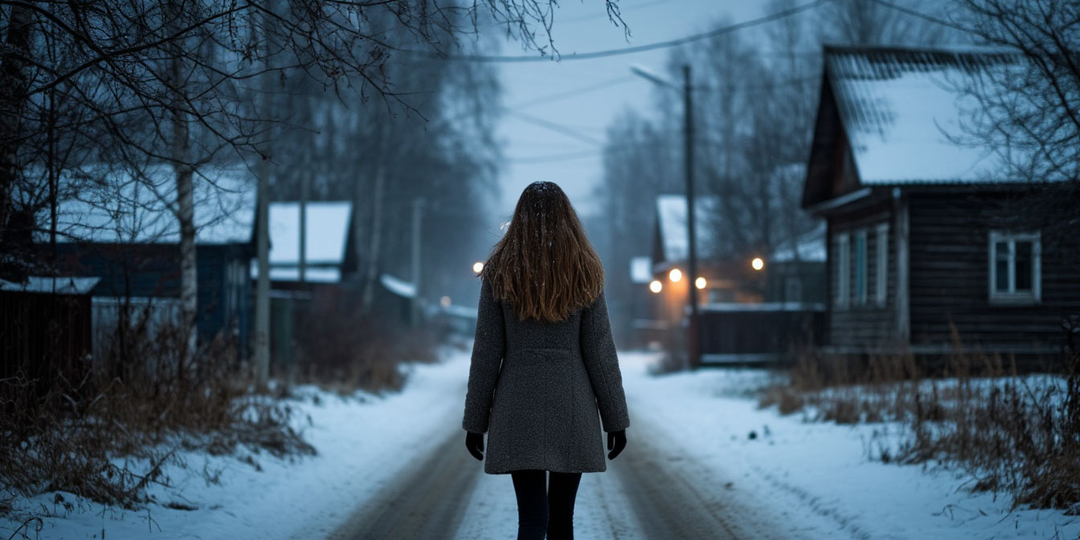 Она не могла родить и поехала к знахарке.