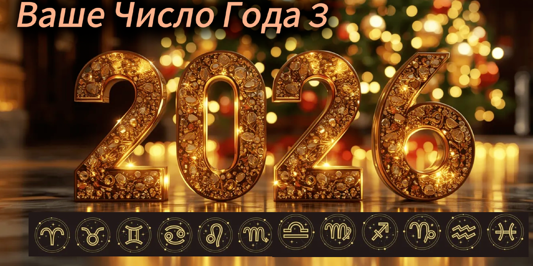 Число "3" Ваше Личное Число 2026 года.