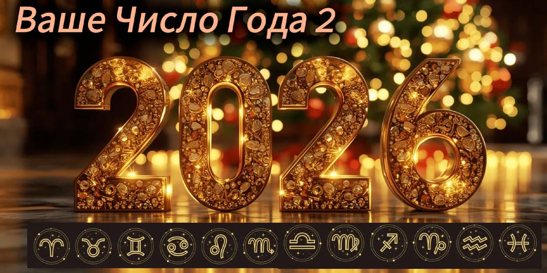 Число "2" Ваше Личное Число 2026 года.