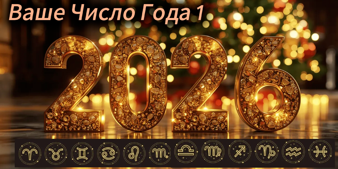 Число "1" Ваше Личное Число 2026 года.