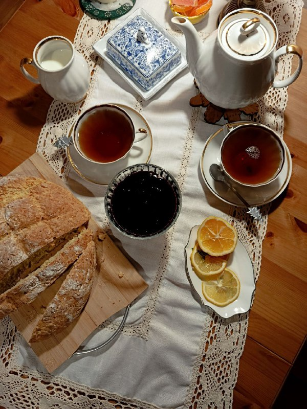 Ирландский содовый хлеб без дрожжей. Фото автора