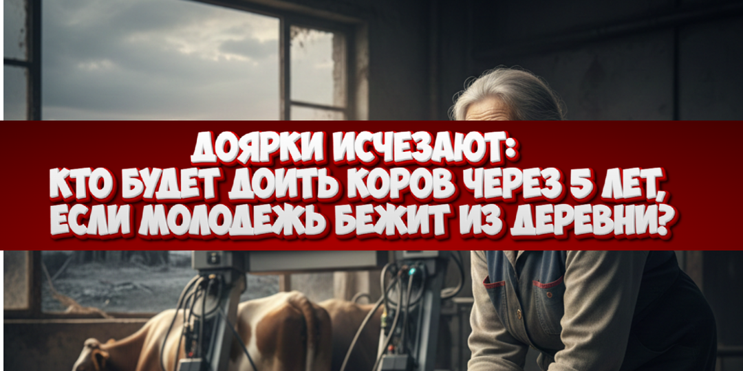 Доярки исчезают: Кто будет доить коров через 5 лет, если молодежь бежит из деревни?