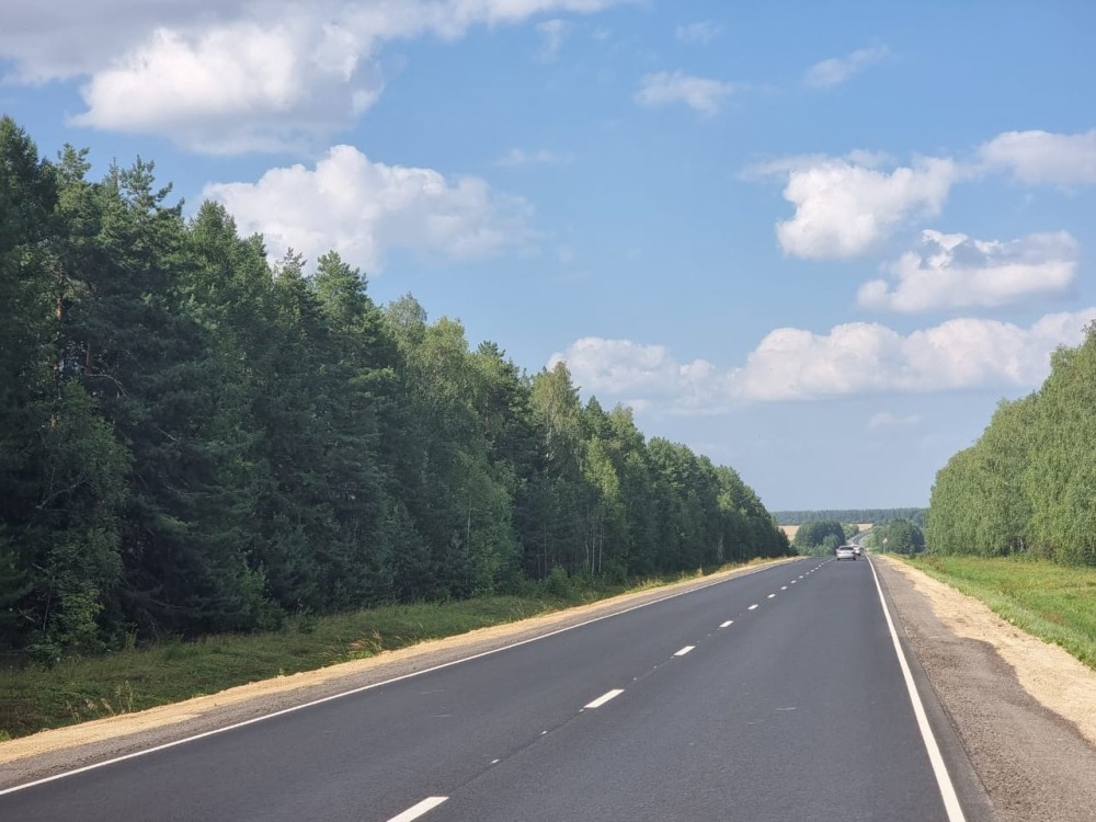    Завершён ремонт участка трассы Выездное – Дивеево – Сатис