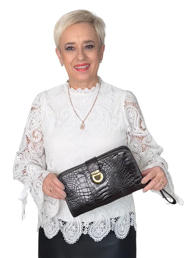 Мужская кожаная сумка "Боно-03". Ателье Ирины Берзиной.