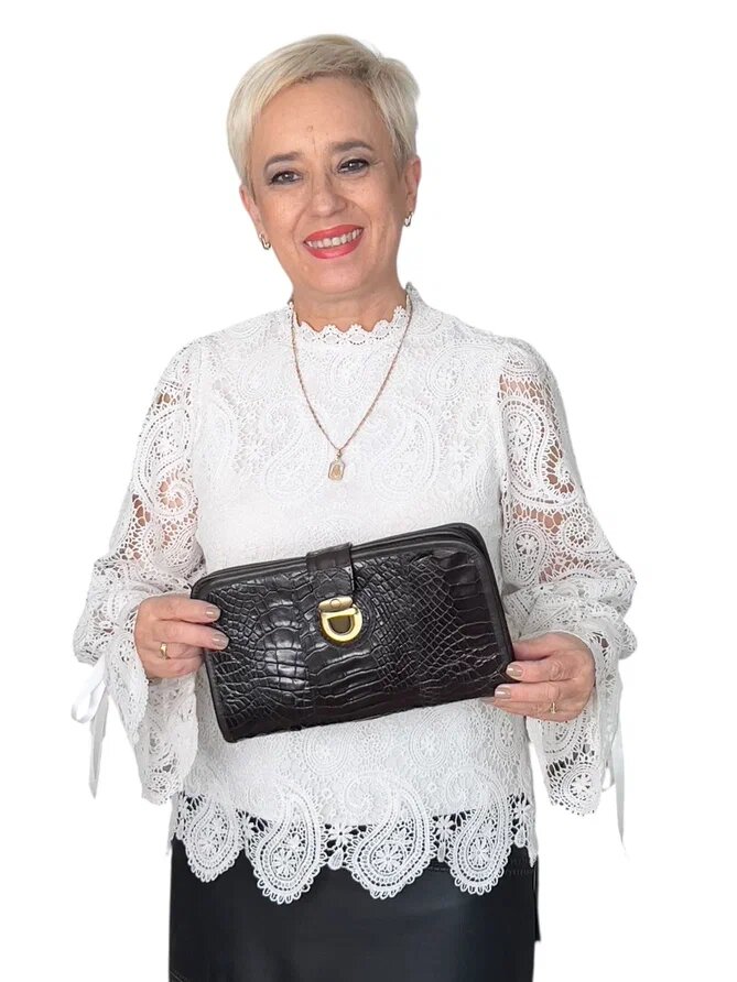 Мужская кожаная сумка "Боно-03". Ателье Ирины Берзиной.