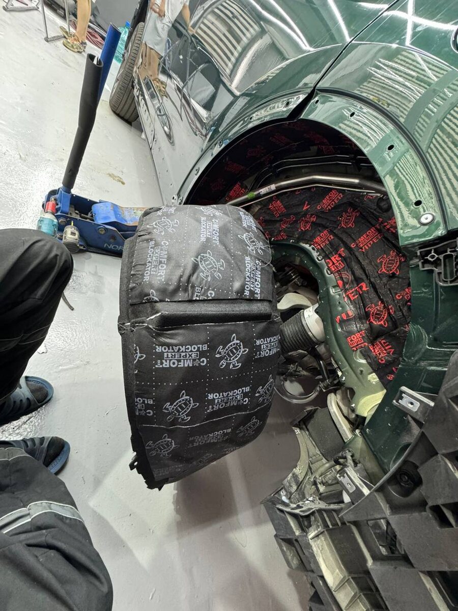 Шумоизоляция подкрылков