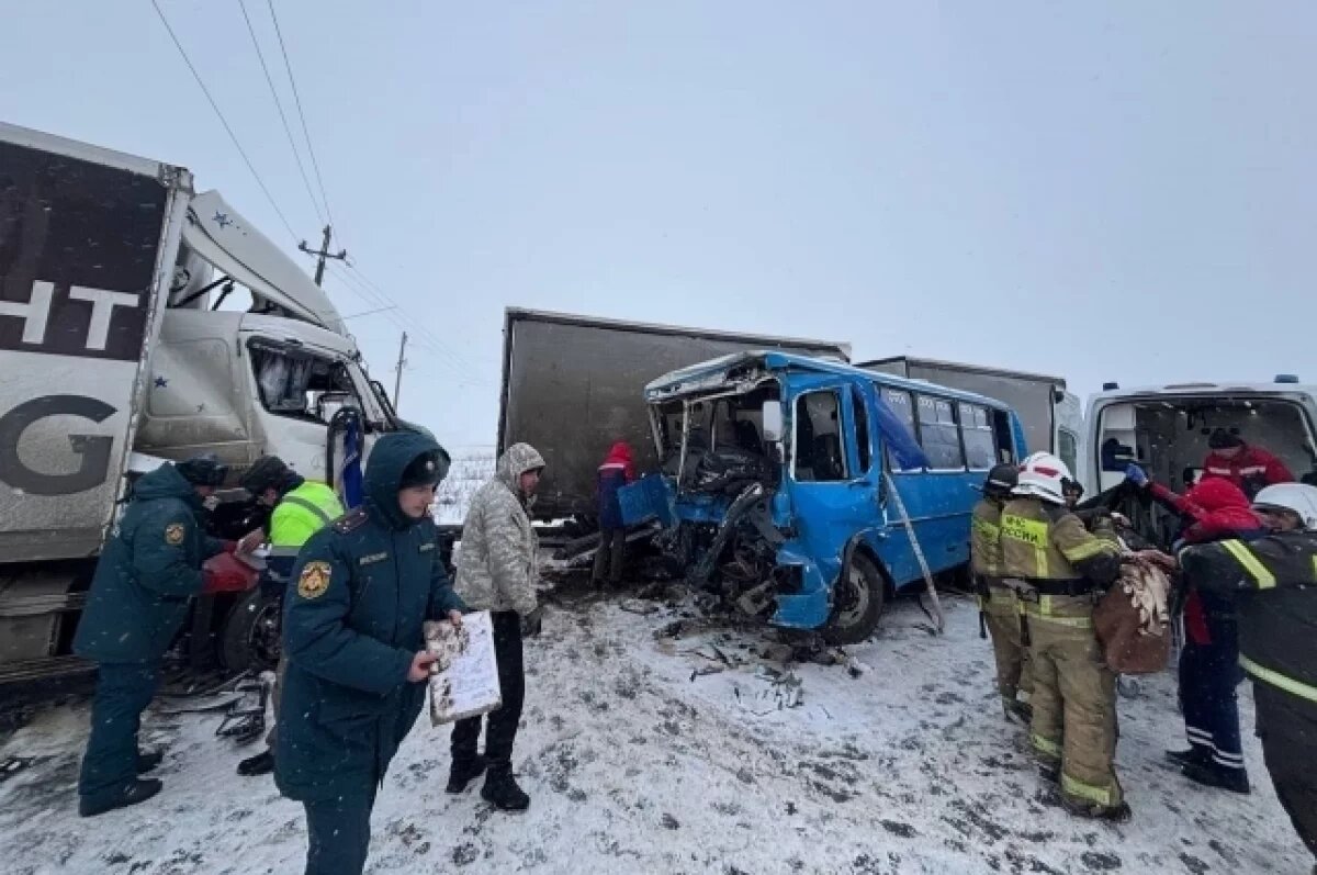    20 декабря на 548‑м километре федеральной автодороги Р‑402 разыгралась трагедия с участием шести автомобилей