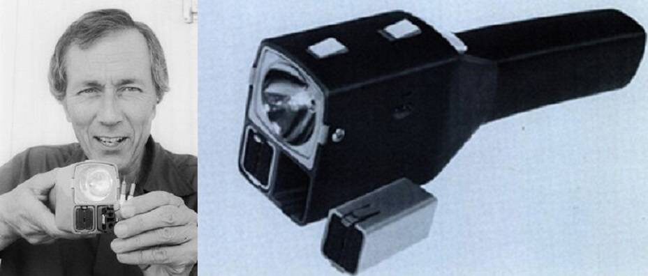 Taser TF-1, первый шокер, стреляющий, да ещё и с фонариком