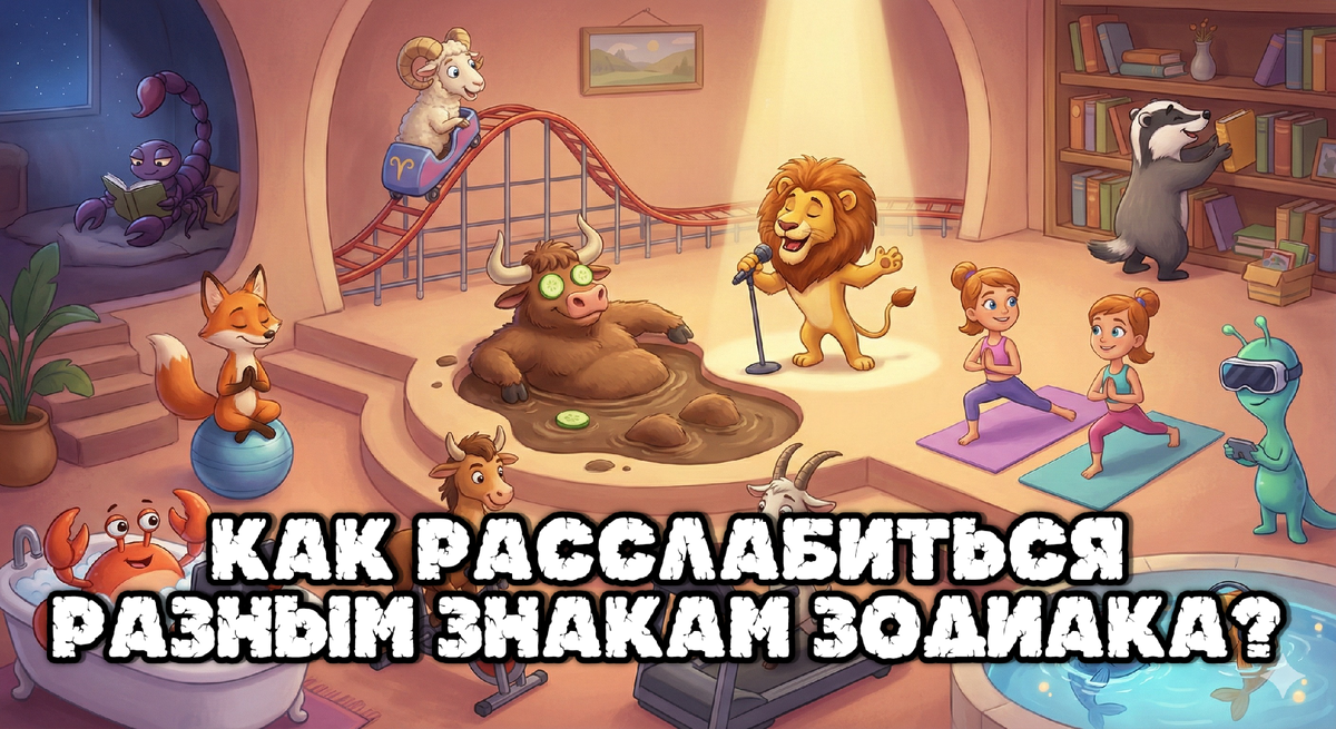 Как Расслабиться Разным Знакам Зодиака?