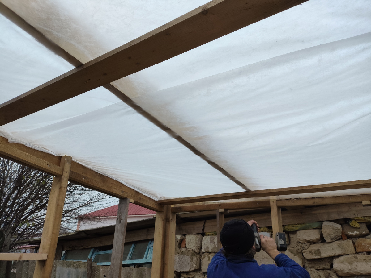 Доски для упора под утеплитель