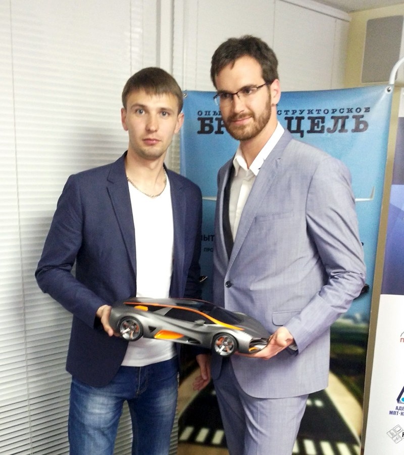 Дмитрий Лазарев и дизайнер Milan Automotive GmbH